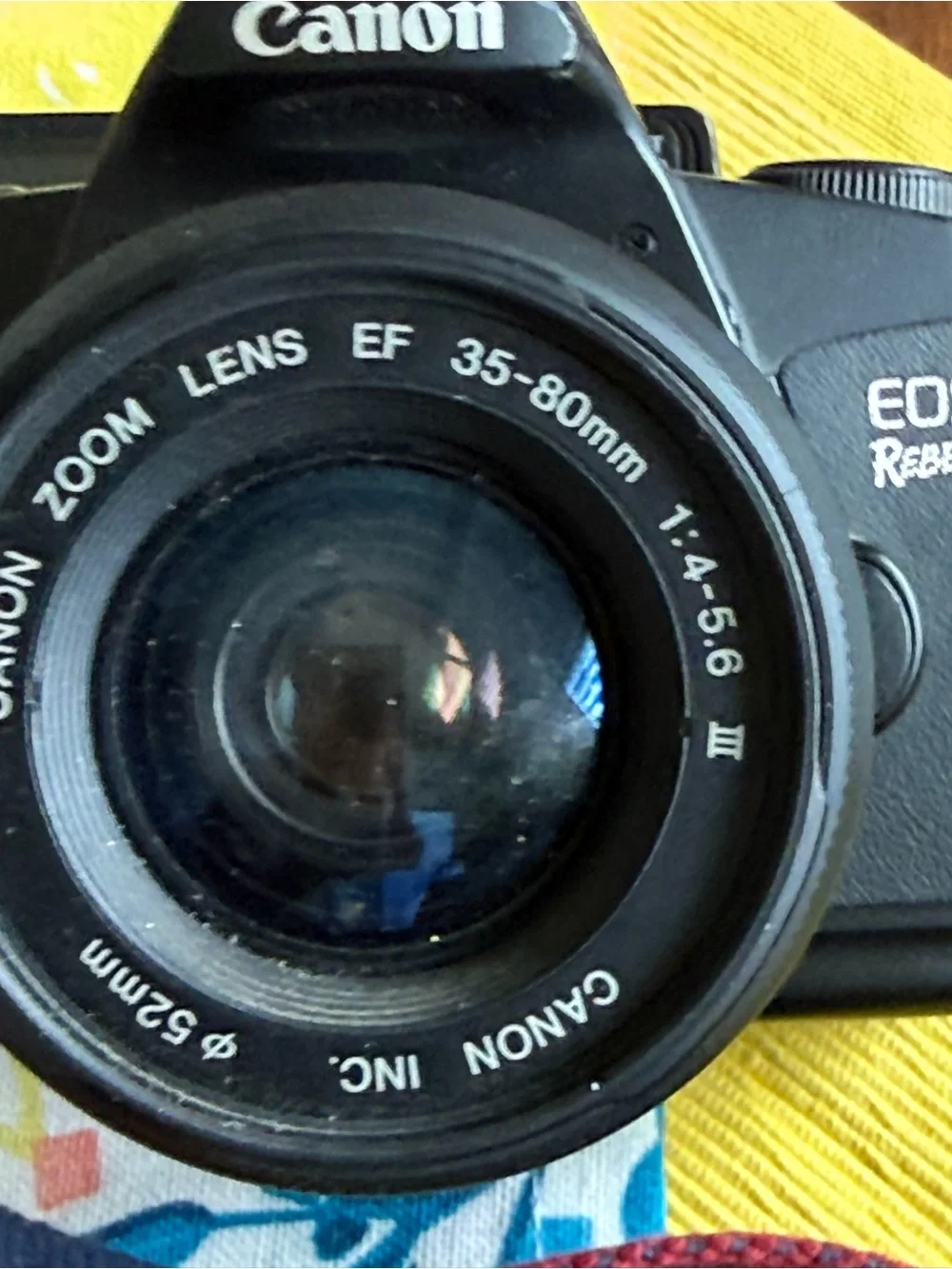 Canon EOS Rebel G 35mm Film Camera w/ Canon EF 35-80mm Lens Tested/